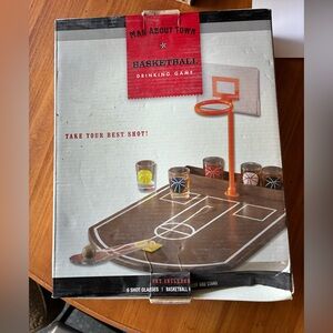 Basketball Drinking Game Set